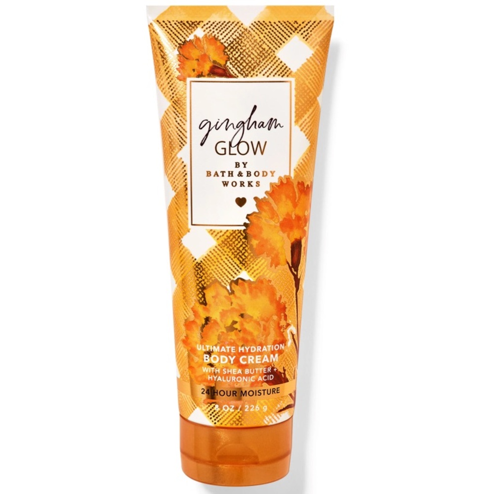NIB Bath & Body Works Gingham Glow Ultimate Hydration Body Cream- Gold - Picture 4 of 4